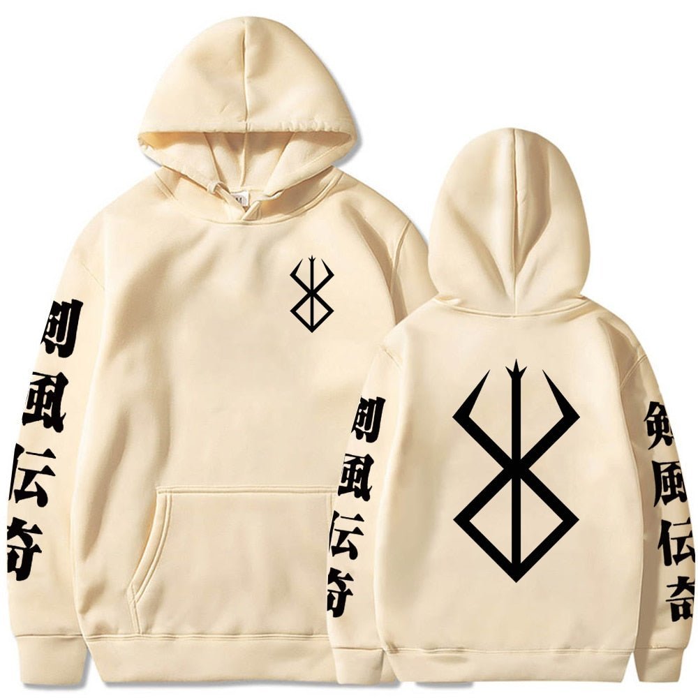 MAOKEI - 2022 Hot Berserk Sacrifice Mark Hoodie - 1005002827964113-Black-XS