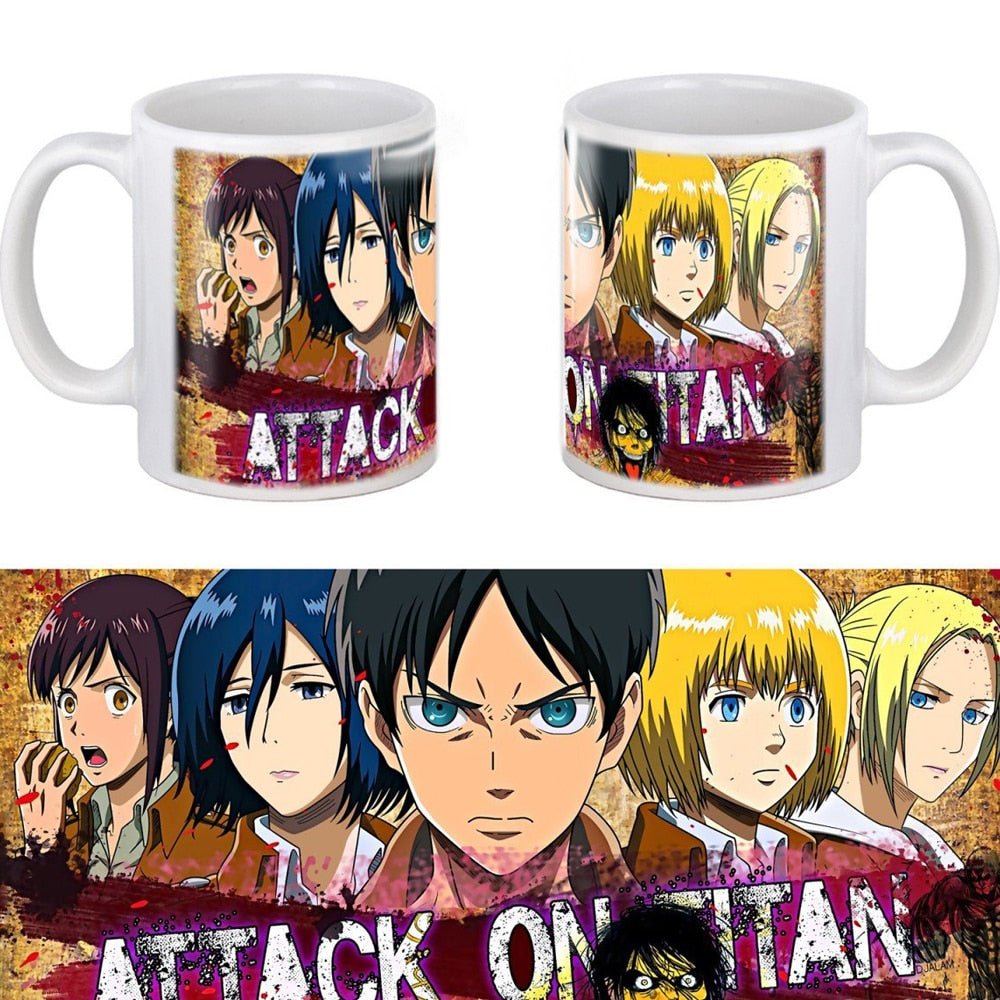 MAOKEI - 3D Attack on Titan Eren Team Ceramic Coffee Mug - 4001363506712-mug 08-301-400ml