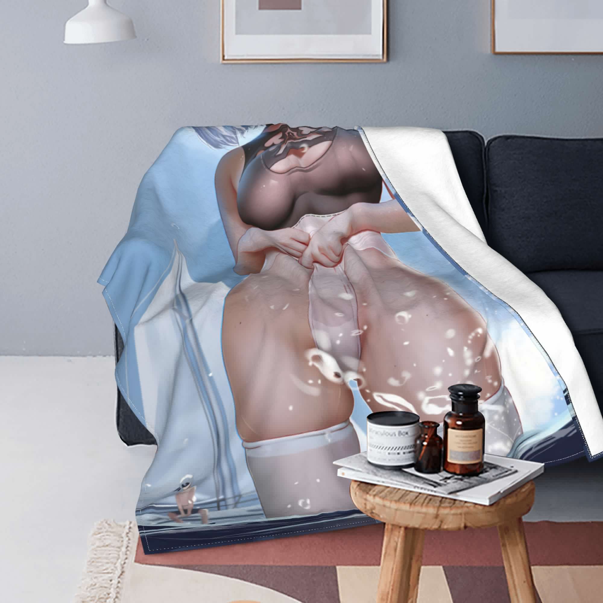 MAOKEI - 3D Ecchi Blanket Game World Style 2 - 1005004884605853-Poster Blanket 14-100x125cm