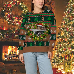 MAOKEI - AOT Eren Yaeger Rage Epic Christmas Sweater -