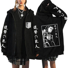 MAOKEI - AOT SweatShirt Equiped Eren - 1005004709956251-black802-782-XXS