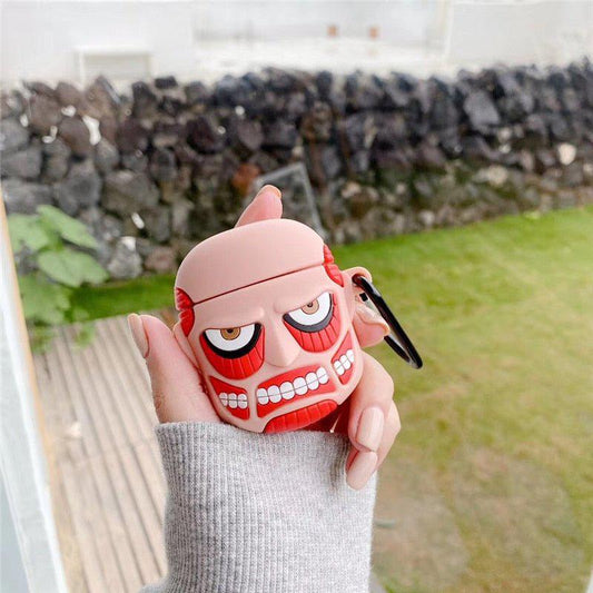 MAOKEI - Attack on Titan 3D Air Pod Cases - 1005003296619426-for airpods 1 2