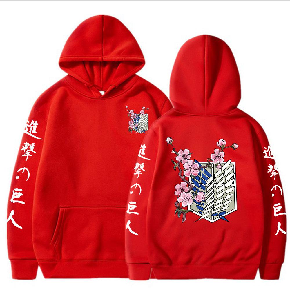 MAOKEI - Attack On Titan Hoodie Japan New Look 2022 - 1005003130416787-Black-XS