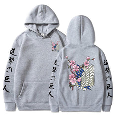 MAOKEI - Attack On Titan Hoodie Japan New Look 2022 - 1005003130416787-Black-XS