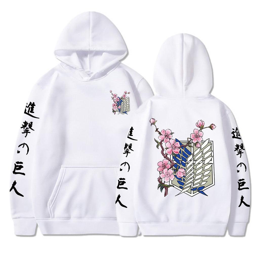 MAOKEI - Attack On Titan Hoodie Japan New Look 2022 - 1005003130416787-Black-XS