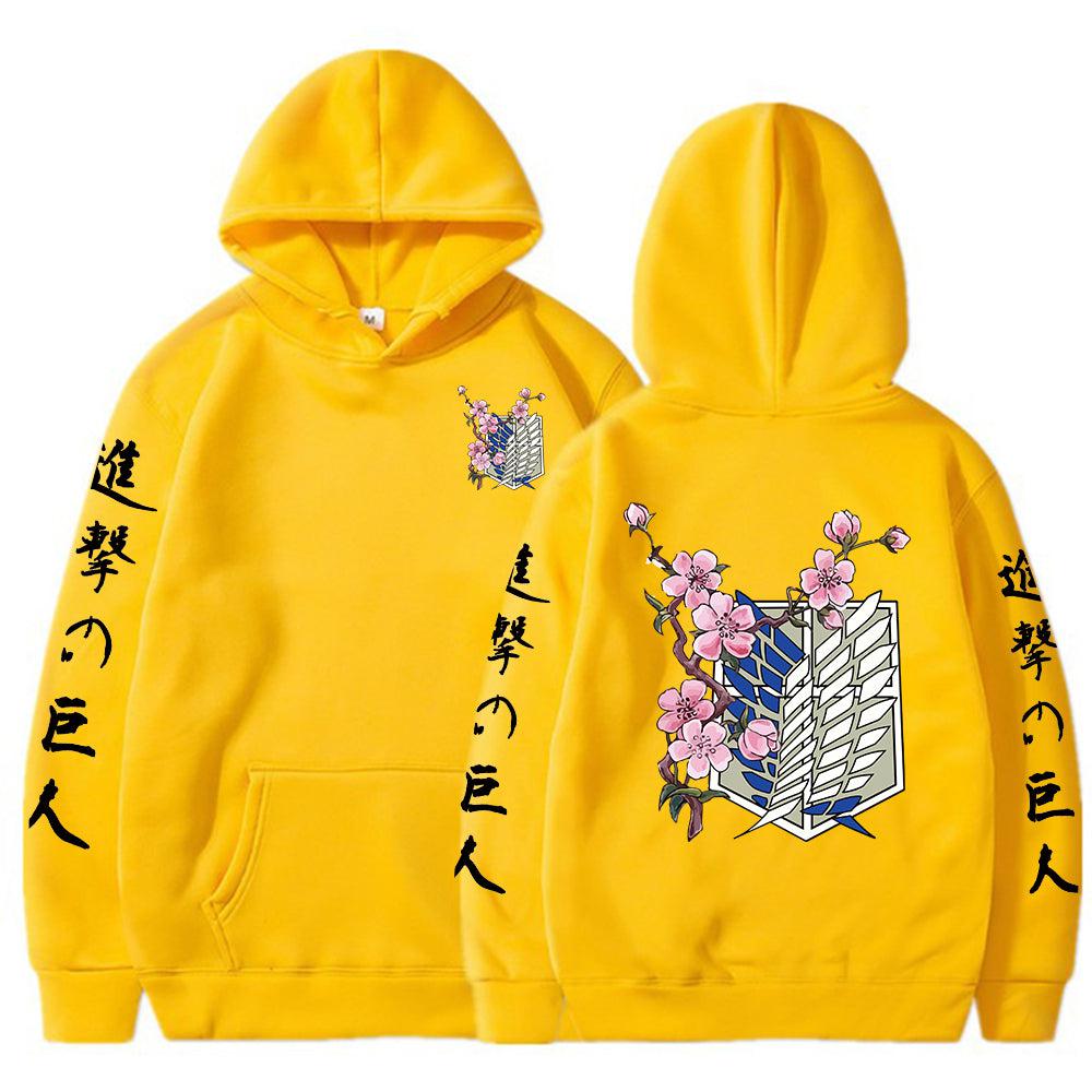 MAOKEI - Attack On Titan Hoodie Japan New Look 2022 - 1005003130416787-Black-XS