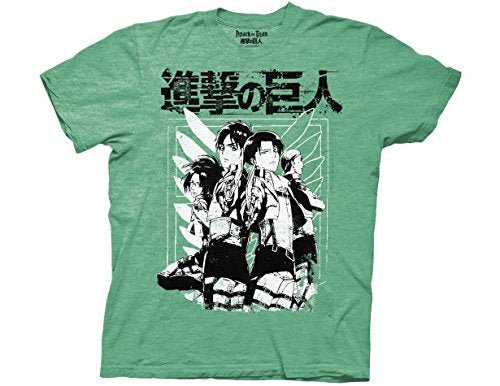 MAOKEI - Attack on Titan Levi Ackerman Group Short Sleeve T-Shirt -
