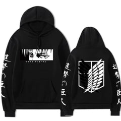 MAOKEI - Attack on Titan Livai Sight Exploration Crew Hoodie - B0BJNMLNJN