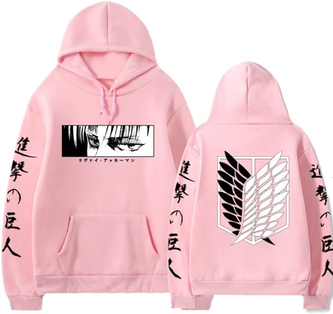 MAOKEI - Attack on Titan Livai Sight Exploration Crew Hoodie - B0BJNMLNJN-5