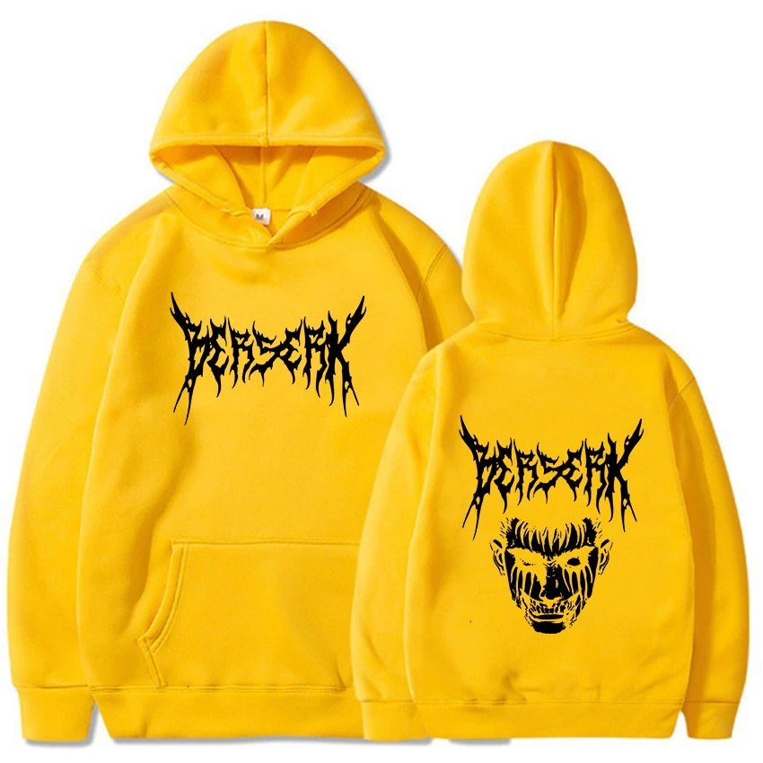 MAOKEI - Berserk Guts Head Fashion Hoodie - 1005004604204877-black-XS