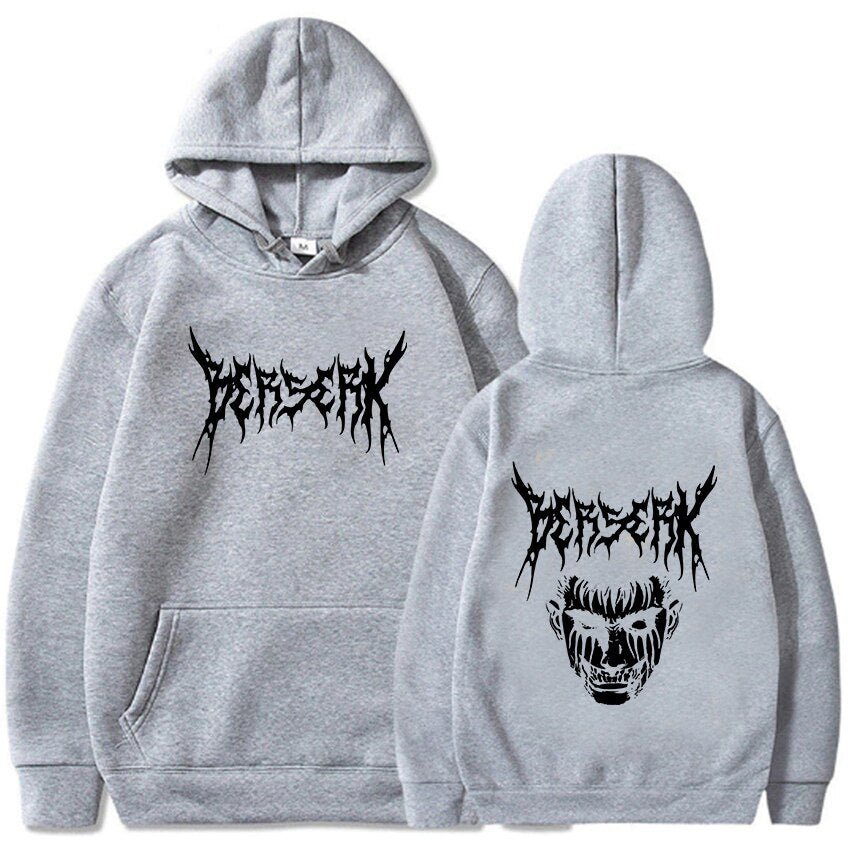 MAOKEI - Berserk Guts Head Fashion Hoodie - 1005004604204877-black-XS