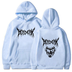MAOKEI - Berserk Guts Head Fashion Hoodie - 1005004604204877-black-XS