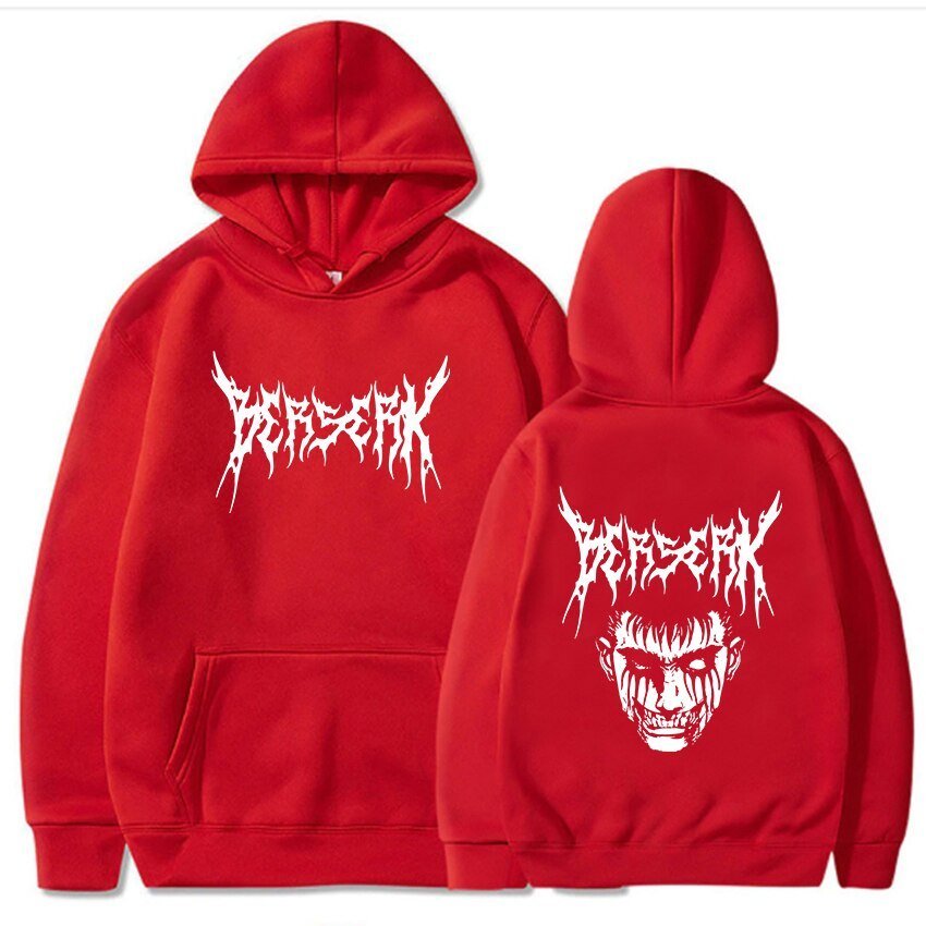 MAOKEI - Berserk Guts Head Fashion Hoodie - 1005004604204877-black-XS