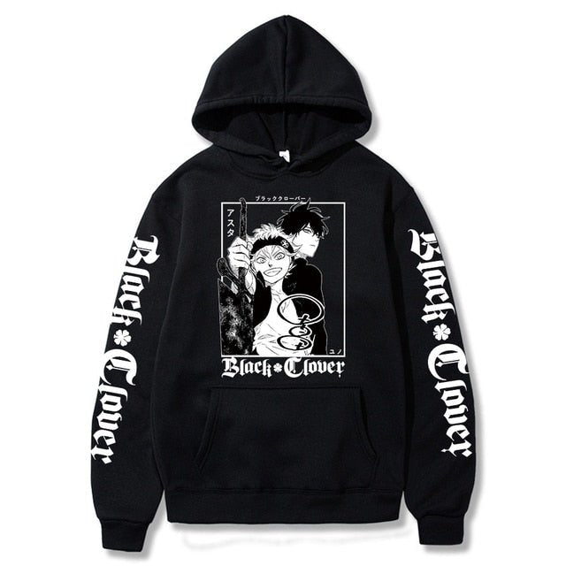 MAOKEI - Black Bull Squad Emblem Hoodies - 1005003228540664-Black-XS