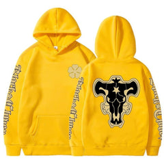 MAOKEI - Black Bull Squad Emblem Hoodies - 1005003228540664-Black-XS