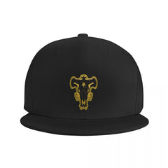 MAOKEI - Black Bulls Emblem Cap - 1005005107476806-White