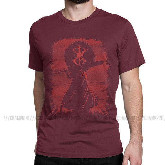 MAOKEI - Black Swordsman Berserk T-Shirt - 4000636362712-Black-S
