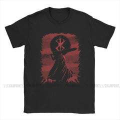 MAOKEI - Black Swordsman Berserk T-Shirt - 4000636362712-Black-S