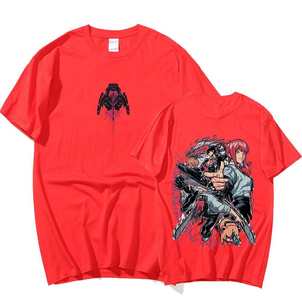 MAOKEI - Chainsaw Man Classic T-Shirt - 1005005122589612-Dark grey-XS