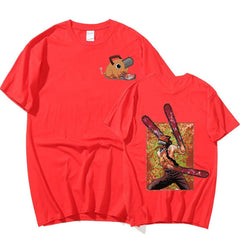 MAOKEI - Chainsaw Man Despair T-Shirt - 1005005124580578-Black-XS