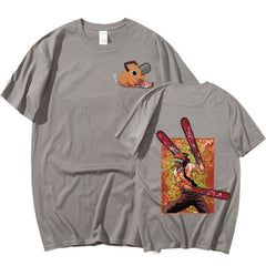 MAOKEI - Chainsaw Man Despair T-Shirt - 1005005124580578-Black-XS