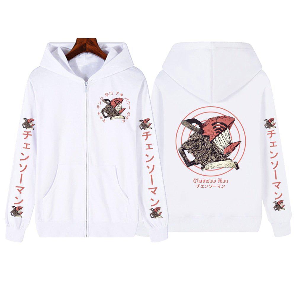 MAOKEI - Chainsaw Man Standard Style Hoodie - 1005004689002319-Black-XS