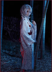 MAOKEI - Demon Slayer Full Spider Rui Sister Cosplay Kimono - B0B4JXWB7W