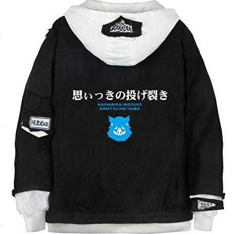 MAOKEI - Demon Slayer Inosuke Epic Street Style Jacket - B09Q325X3B