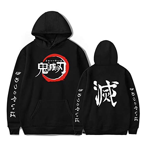 MAOKEI - Demon Slayer Official Anime Kanji Hoodie Style 1 - B08L91DP5H-5