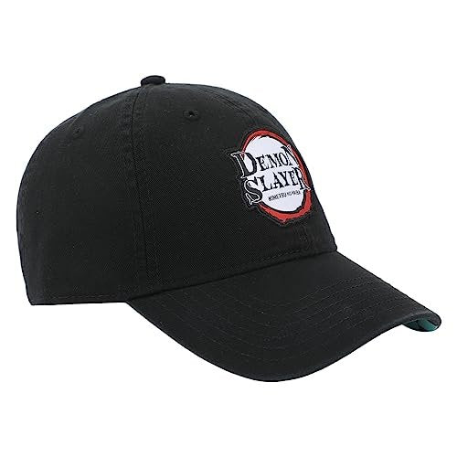 MAOKEI - Demon Slayer Official Emblem Bi-color Bi-side Baseball Hat - B0C887JYBC