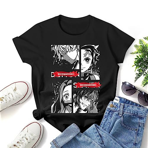 MAOKEI - Demon Slayer Tanjiro Team Uncover Deter Shirt - B0C7BFYCJG-CD