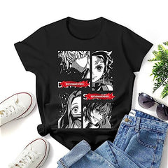 MAOKEI - Demon Slayer Tanjiro Team Uncover Deter Shirt - B0C7BFYCJG-CD