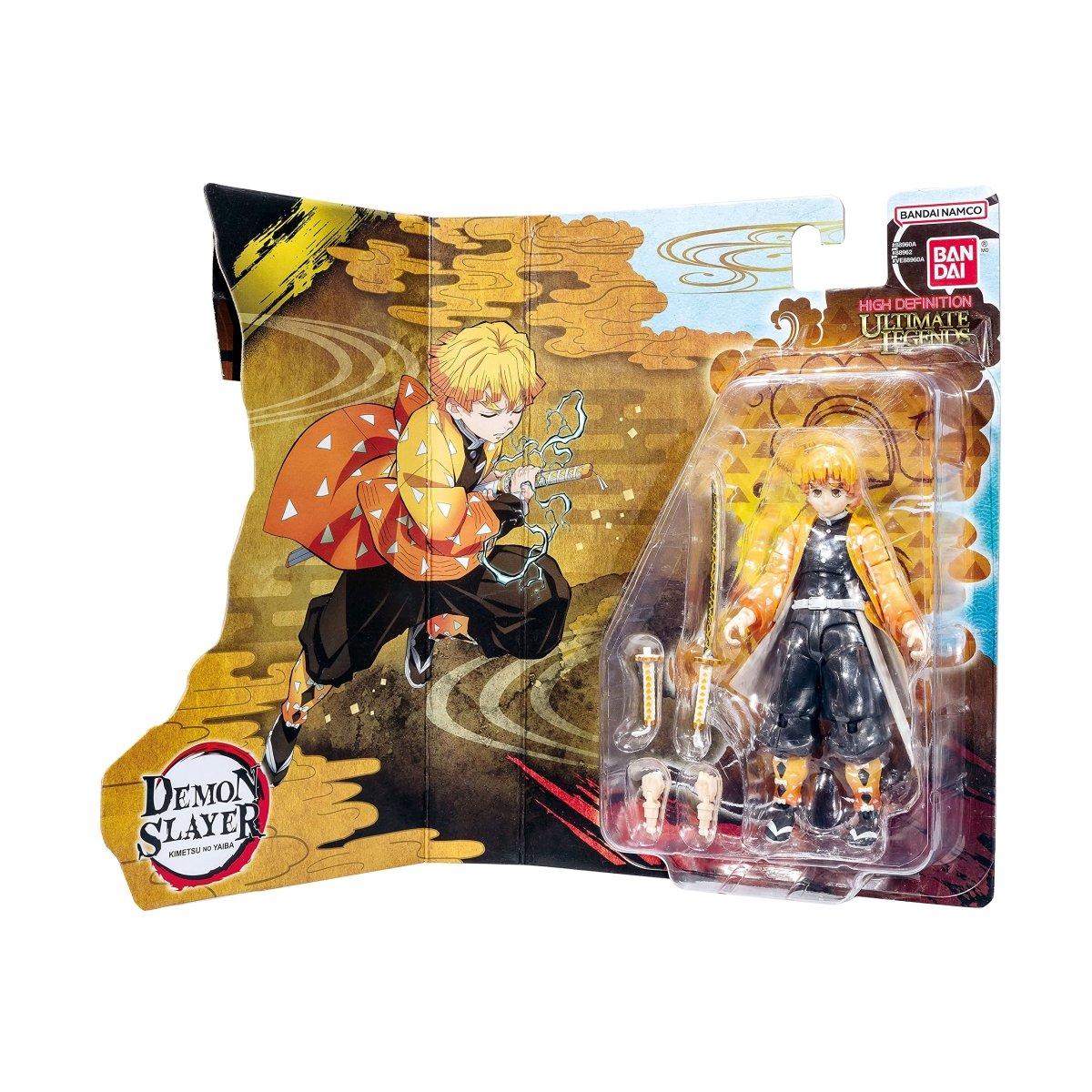 MAOKEI - Demon Slayer Zenitsu with Sword Multi Action Figure - B0B8NPW8JB