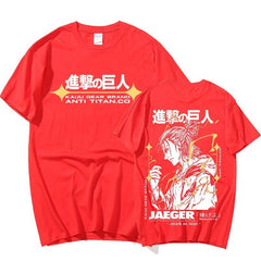 MAOKEI - Eren Jaeger New Style Fashion Shirt - 1005004292057899-Black-XS