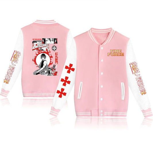 MAOKEI - Fire Force Anime Special Jacket - 1005004639063399-Black-XS