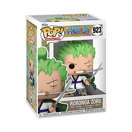 MAOKEI - Funko Pop One Piece - Roronoa Zoro 3 Swords Style Attack Figurine -