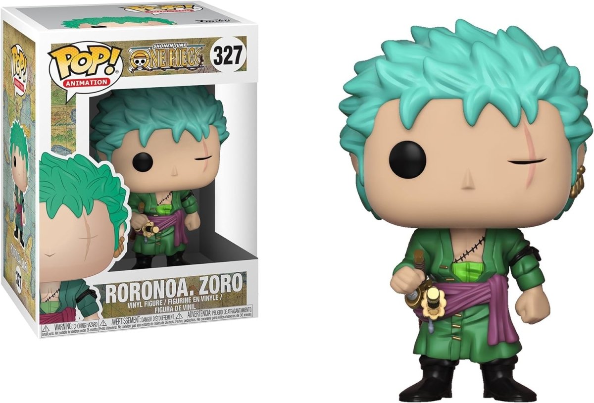 MAOKEI - Funko Pop One Piece - Roronoa Zoro Epic 3 Swords Pose Figure -