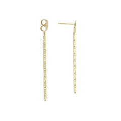 MAOKEI - Hanma Shuji Earrings Long Gold Chain - 1005003334147127-1