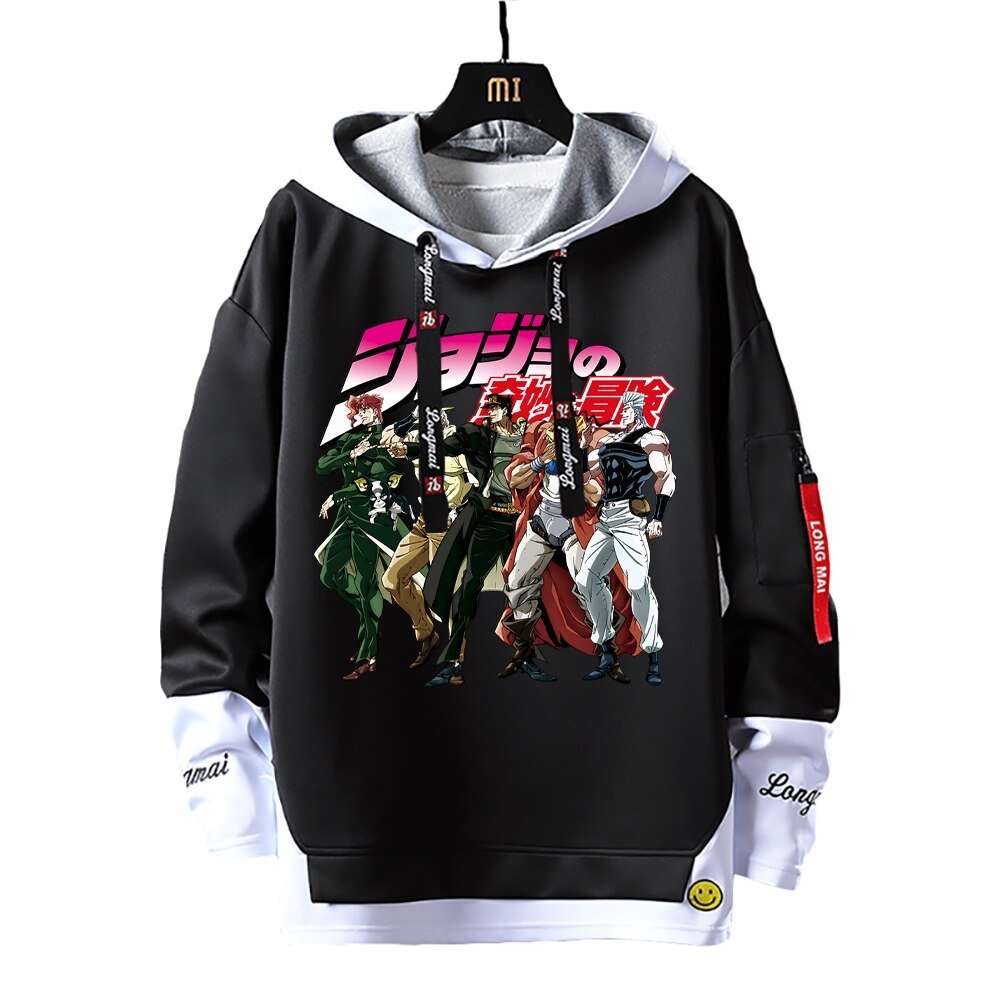 MAOKEI - Jojo Bizar Mode 2 Hoodie - 1005004933336197-black2-Asian Size M