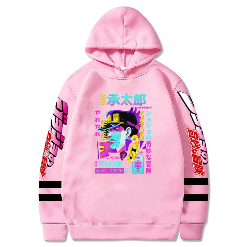 MAOKEI - JoJo Bizarre Jotaro Long Sleeve Hoodie - 1005003246724838-Black 1-XS