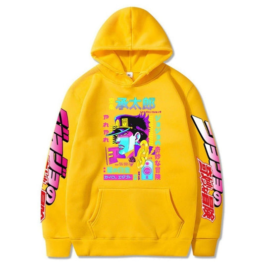 MAOKEI - JoJo Bizarre Jotaro Long Sleeve Hoodie - 1005003246724838-Black 1-XS