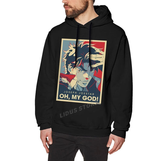 MAOKEI - Joseph Youth Style Hoodie - 1005003758563369-Black-S