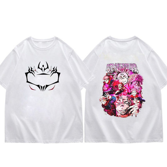 MAOKEI - Jujutsu Kaisen Itadori & Sukuna Duo Adventure T Shirt - 1005004749654716-WT-jujutsu530h-j543-S