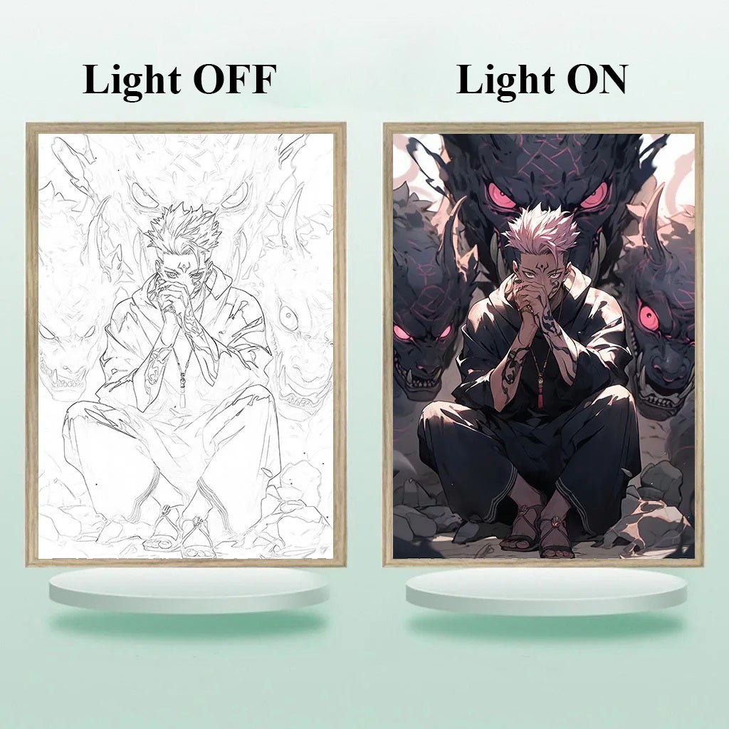 MAOKEI - Jujutsu Kaisen LED Light Painting Lamp - 1005006119269037-3-Large size Wireless