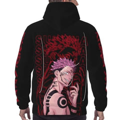 MAOKEI - Jujutsu Kaisen Ryomen Sukuna Epic Hoodie Style 1 - B0CJ395SBQ