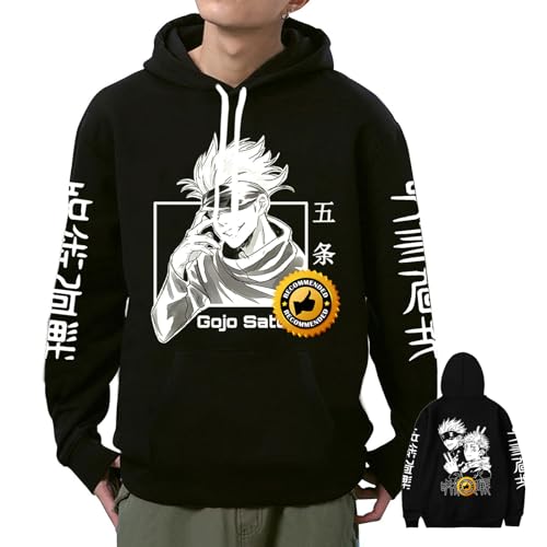 MAOKEI - Jujutsu Kaisen Satoru Gojo & Itadori Best Hoodie - B0CKMXZJK1