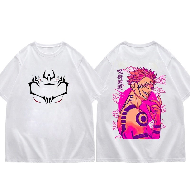 MAOKEI - Jujutsu Kaisen Sukuna Power Pose T-Shirt - 1005004749654716-WT-jujutsu530h-j546-S