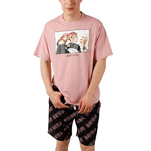 MAOKEI - Jujutsu Kaisen Yuji Itadori & Sukuna Shirt With Short Combo - B0BTHNT219