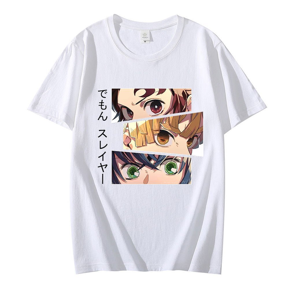 MAOKEI - Kamado Team Zoom Eyes Shirt - 1005003898010653-blue-XS