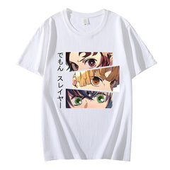 MAOKEI - Kamado Team Zoom Eyes Shirt - 1005003898010653-blue-XS